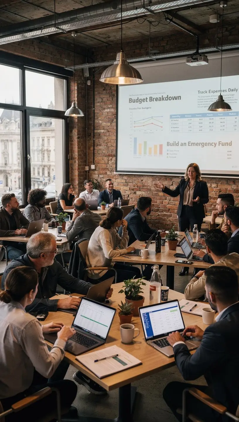 Kép egy nyitott könyvről, amely a személyes pénzügyek alapjait tárgyalja, tele hasznos tippekkel.